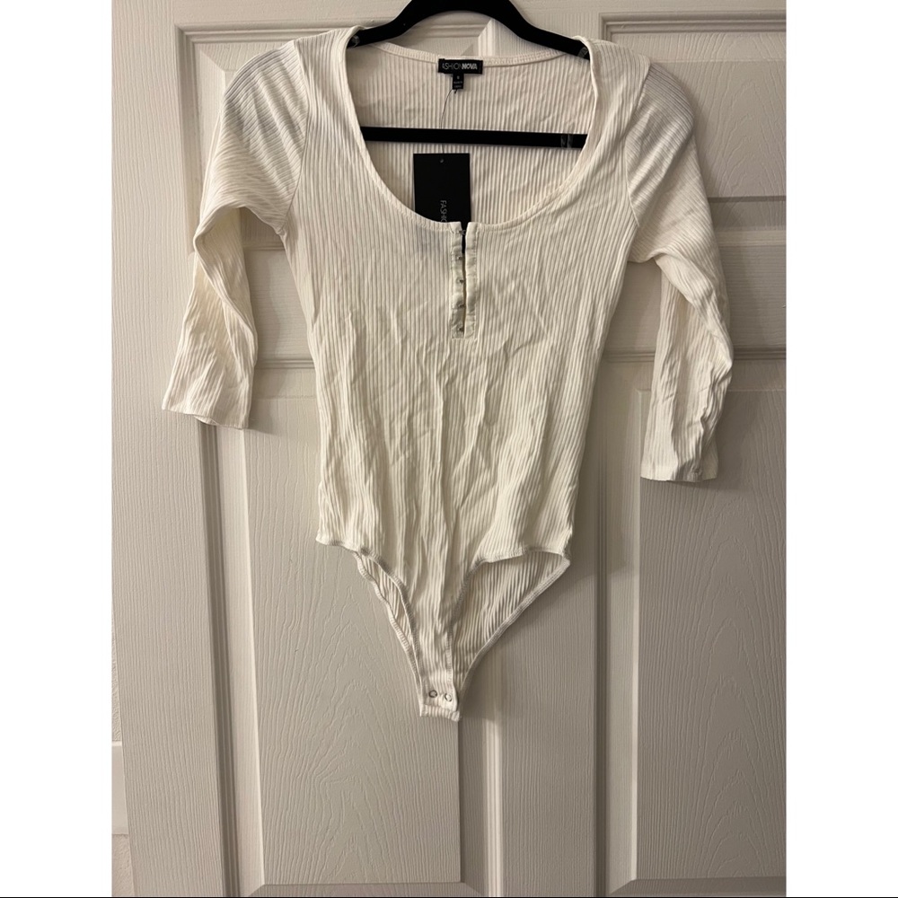 FASHIONNOVA Back to the Basic Ribbed Bodysuit